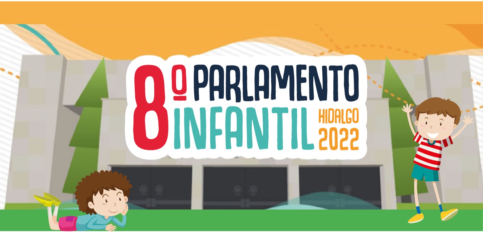 imagen que te permite conocer información sobre el 8vo parlamento infantil